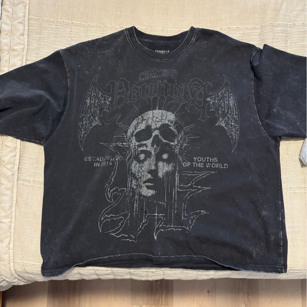YoungLA Black Graphic tee